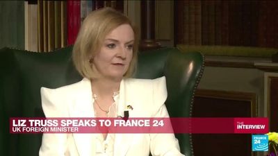 British FM Liz Truss on supporting Ukraine: 'We're in it for the long haul'