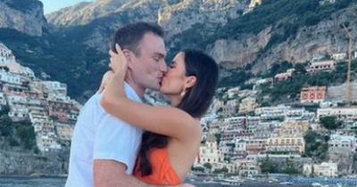 Former Miss Ireland Aoife O'Sullivan and longtime boyfriend Colm Spillane get engaged on romantic trip
