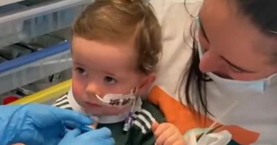 Watch incredible moment Belfast parents hear son cry after one year