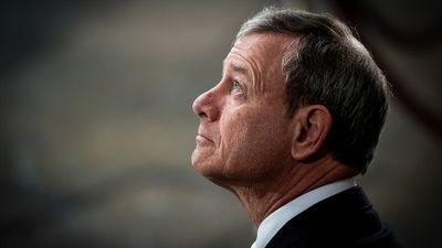 John Roberts is the chief justice of the US Supreme Court. But the fall of Roe v Wade and abortion rights have left him 'weakened'