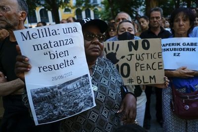 Thousands protest migrant deaths at Spain-Morocco border