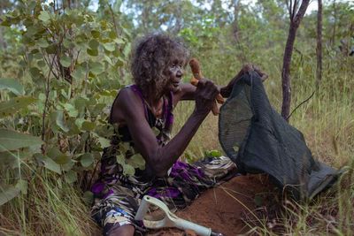 ‘Bringing the sun in’: the hardworking weavers of Bula’Bula dig colour from the red earth