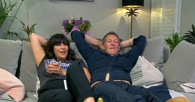 Celebrity Gogglebox's Anna Richardson's X-rated slippers leave fans in stitches as she appears with ex-boyfriend
