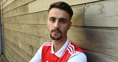 Fabio Vieira responds to injury concerns as new Arsenal signing pictured in moon boot