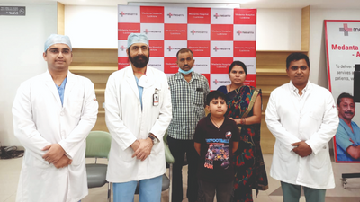 Lucknow: Mom’s ‘gift’ helps 9-year-old get back on feet after liver transplant