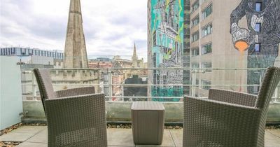 The penthouse apartment with stunning views of some of Bristol's best street art