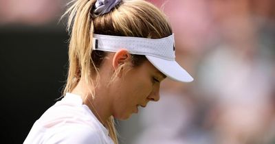 British hopeful Katie Boulter dumped out of Wimbledon in just 51 minutes
