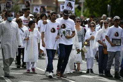 Zara Aleena: Hundreds turn out for vigil to ‘walk home’ murdered Londoner