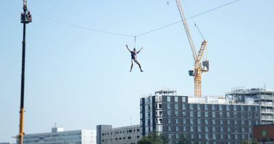 See Glasgow skyline from 100ft in the air as Zipslide the Clyde returns