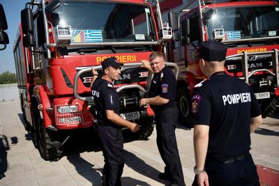 Foreign firefighters arrive in Greece for summer wildfire season