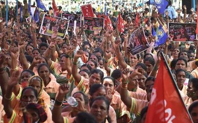 Pourkarmikas say promises not kept; decide to continue strike