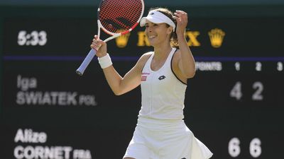 Cornet ends Swiatek's 37-match winning streak to reach last-16 at Wimbledon