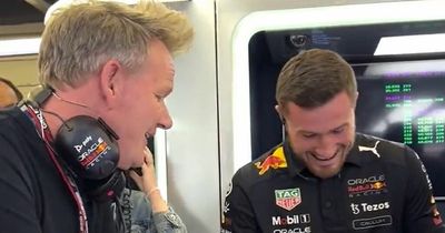 Gordon Ramsay rips into Red Bull mechanic over food in garage – 'What the f**k is that?'