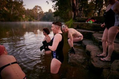 Taking the plunge in the Yarra: on your first cold-water swim, it’s OK to swear