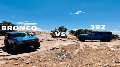 See Ford Bronco, Jeep Wrangler 392 Go Rock Crawling In Moab