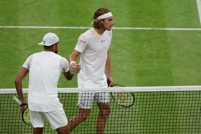 Stefanos Tsitsipas accuses ‘bully’ Nick Kyrgios of having ‘an evil side’ after tempers boil over at Wimbledon