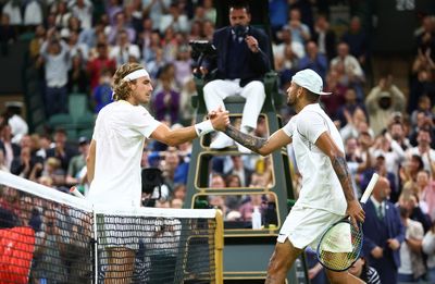 Tennis-Kyrgios is a bully, says beaten Tsitsipas