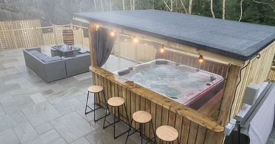 Midlothian dad transforms derelict pub into incredible Airbnb with 'Love Island' garden