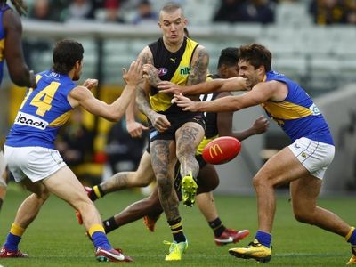 Martin hurt in Tigers' AFL win over Eagles