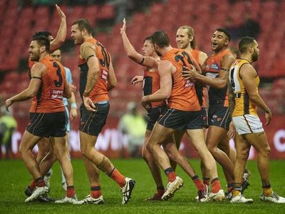 Brown boots Giants to AFL win over Hawks