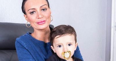 Mum bathes pampered toddler in milk and honey and bought him solid gold £1,000 dummy