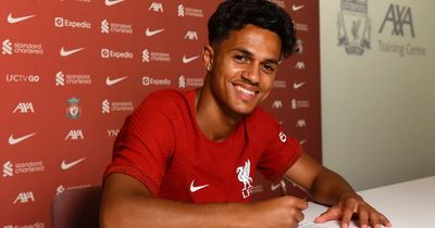 Fabio Carvalho's first words as a Liverpool player as squad number revealed
