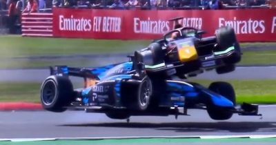 F2 driver has life saved by halo in 'sickening' crash at British Grand Prix