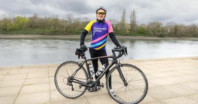 Madness singer Suggs backs Newcastle cyclist's 3,500 mile ride in memory of wife who died from cancer