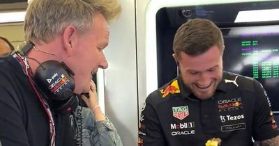 Gordon Ramsay tears into Red Bull mechanic over pre-race snack - 'What the f**k is that?'