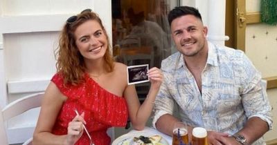 Wales star Ellis Jenkins and West End's Sophie Evans share sweet gender reveal video after announcing pregnancy