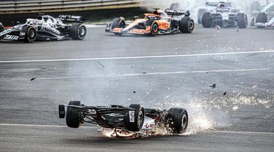 F1 British GP Red Flagged as Zhou Guanyu’s Car Goes Upside Down