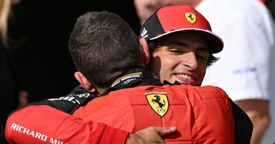 Ferrari's Carlos Sainz wins British GP as Lewis Hamilton seals podium in thrilling race