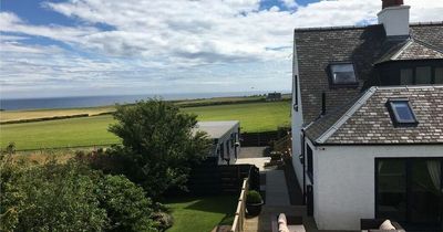 Stunning East Lothian pad boasts adorable summer house and log burning stove