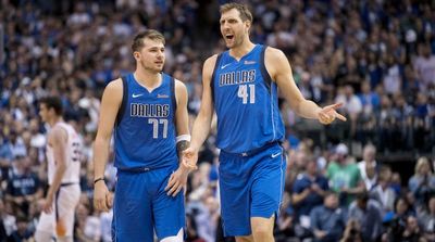 Dirk Nowitzki Jokingly Joins ‘Overrated’ Chants Directed at Luka Doncic