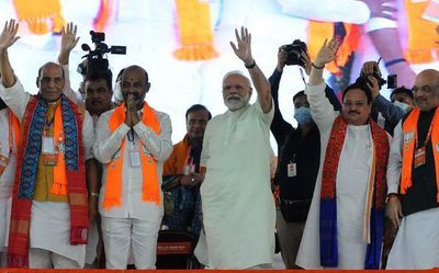 Telangana needs twin-engine government: PM Modi