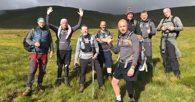 Dads of seriously ill children complete gruelling three-day challenge to raise money for Ty Hafan