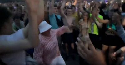 Calvin Harris' gig sees raving 'gran' cheered on as she shows off serious moves
