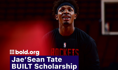 Rockets forward Jae’Sean Tate awards first BUILT scholarship