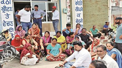 Ludhiana: Residents of south constituency protest over power, water supply