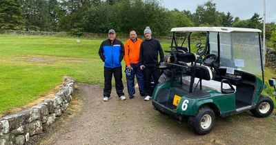Pals raise more than £1,000 with charity challenge at Colvend Golf Club