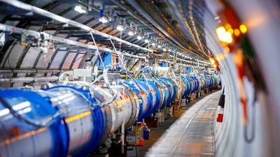 Large Hadron Collider revs up to bash protons, shed light on dark matter