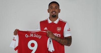 Gabriel Jesus' first words as an Arsenal player following £45m transfer from Manchester City