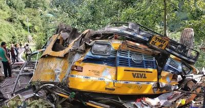 India bus crash: School children among 16 dead after school bus plunges off cliff