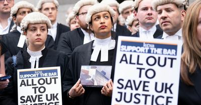 How much do criminal defence barristers earn as they walk out on indefinite strike