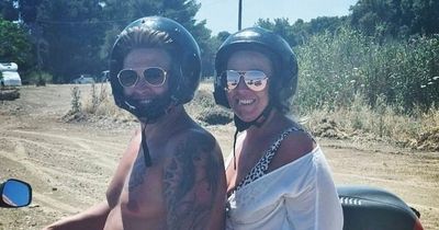 Couple's romantic Greece getaway turns into holiday from hell after quad bike accident leaves mum with broken skull and bleed on the brain