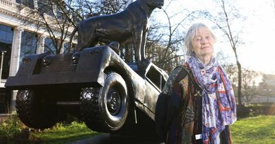 Pride of life-size bronze lion sculptures unveiled on Bristol Downs