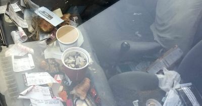 Warning that having a messy car could cost you £5,000