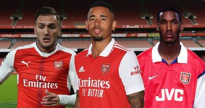Arsenal's Premier League No.9s ranked as Gabriel Jesus becomes 13th to take number