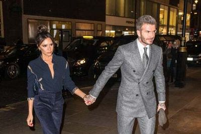 Victoria Beckham and husband David celebrate their 23rd anniversary