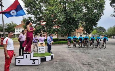 Navy cycle expedition flagged off from Sainik School